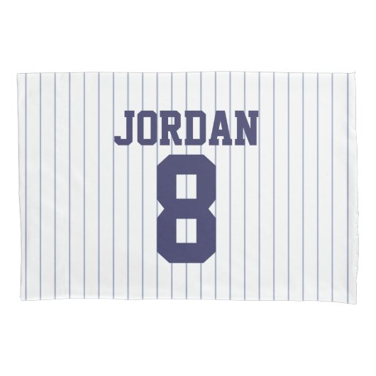 Baseball Jersey mit Individuelle Name und Nummer Kissenbezug (Vorderseite)