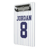 Baseball Jersey mit Individuelle Name und Nummer Mini Klemmbrett (Gewinkelt2)