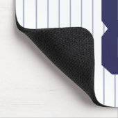 Baseball Jersey mit Individuelle Name und Nummer Mousepad (Ecke)