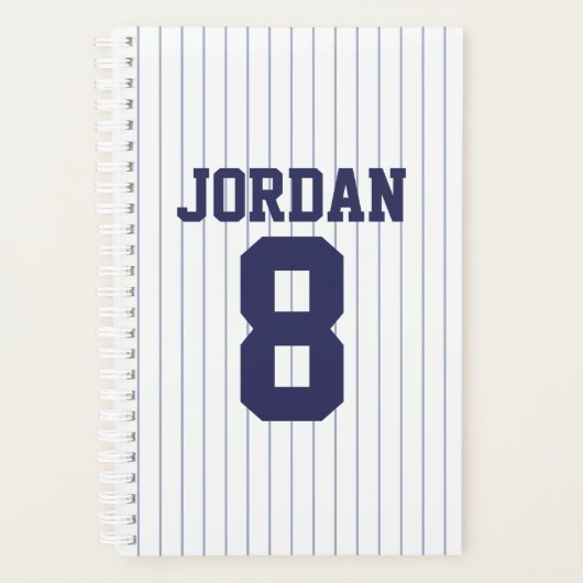 Baseball Jersey mit Individuelle Name und Nummer Planer (Vorderseite)
