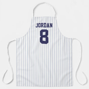 Baseball Jersey mit Individuelle Name und Nummer Schürze