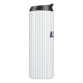 Baseball Jersey mit Individuelle Name und Nummer Thermosbecher (Nach links gedreht)