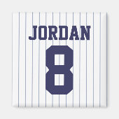 Baseball Jersey mit Zahlen Magnet (Vorne)