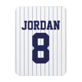 Baseball Jersey mit Zahlen Magnet (Vertikal)