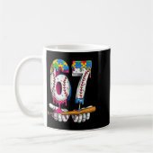 Baseball-Junge-Puzzle-Eiscreme-Tropf-Baseball-Auti Kaffeetasse (Links)