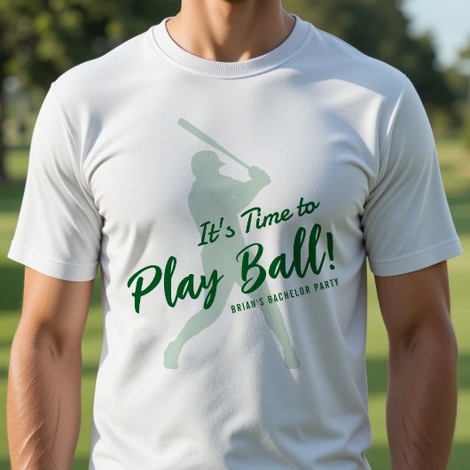 Baseball Junggesellenabschied Es ist Zeit, den Bal T-Shirt