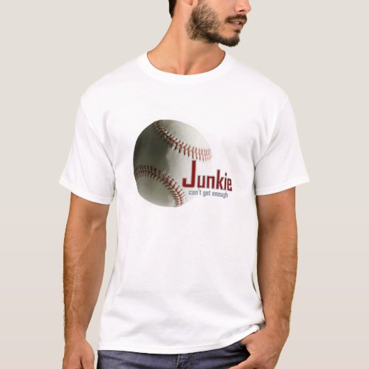 Baseball Junkie TShirt (Vorderseite)