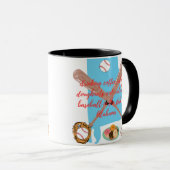 Baseball, Kaffee und Donuts in Alabama  Tasse (VorderseiteRechts)