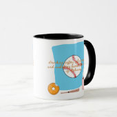 Baseball, Kaffee und Donuts in Arkansas  Tasse (VorderseiteRechts)