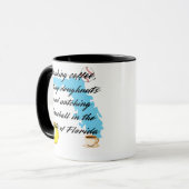 Baseball, Kaffee und Donuts in Florida Tasse (Vorderseite Links)