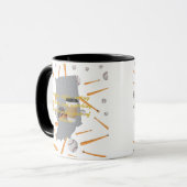 Baseball, Kaffee und Donuts in Indiana Tasse (Vorderseite Links)