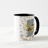 Baseball, Kaffee und Donuts in Indiana Tasse (VorderseiteRechts)