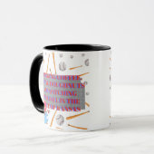 Baseball, Kaffee und Donuts in Kansas  Tasse (Vorderseite Links)
