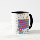 Baseball, Kaffee und Donuts in Kansas  Tasse (VorderseiteRechts)