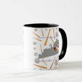 Baseball, Kaffee und Donuts in Kentucky Tasse (VorderseiteRechts)