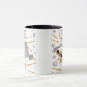 Baseball, Kaffee und Donuts in Maryland Tasse (Zentrum)