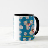 Baseball, Kaffee und Donuts in Michigan Tasse (VorderseiteRechts)