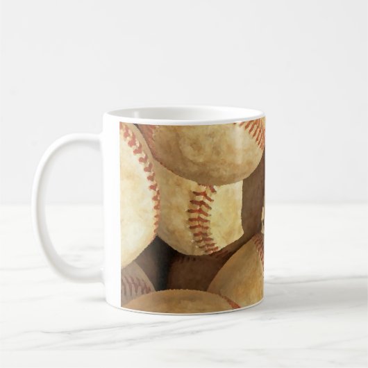 Baseball Kaffeetasse (Links)