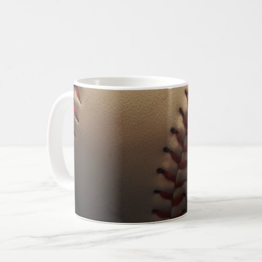 Baseball Kaffeetasse (Vorderseite Links)