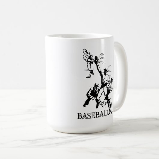 BASEBALL KAFFEETASSE (VorderseiteRechts)
