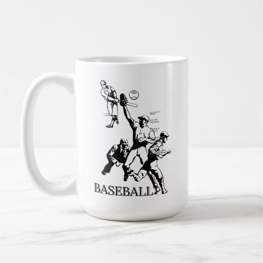 BASEBALL KAFFEETASSE (Links)