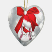 Baseball Kardinal Weihnachtsmannmütze Ornament (Links)