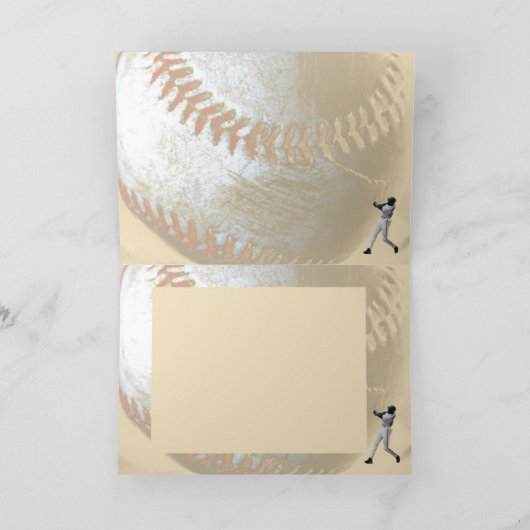 BASEBALL KARTE (Innenseite)