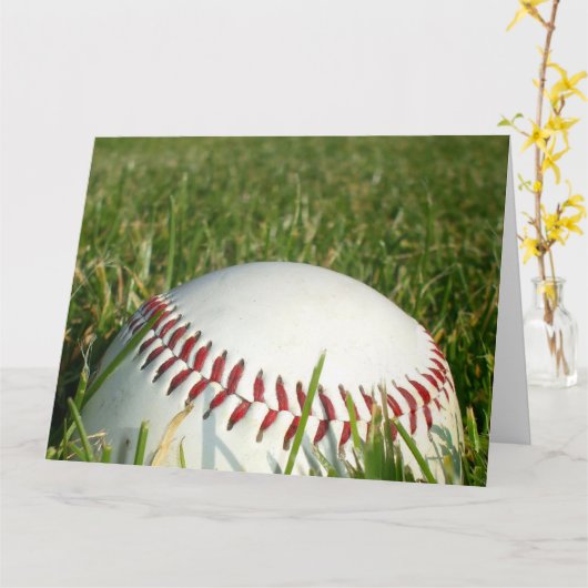 Baseball Karte (Gelbe Blume)