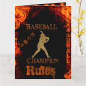 Baseball Karte (Gelbe Blume)