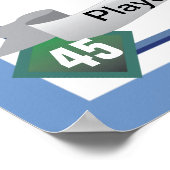 Baseball-Kartenstil Poster (Ecke)