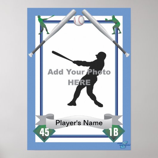 Baseball-Kartenstil Poster (Vorne)