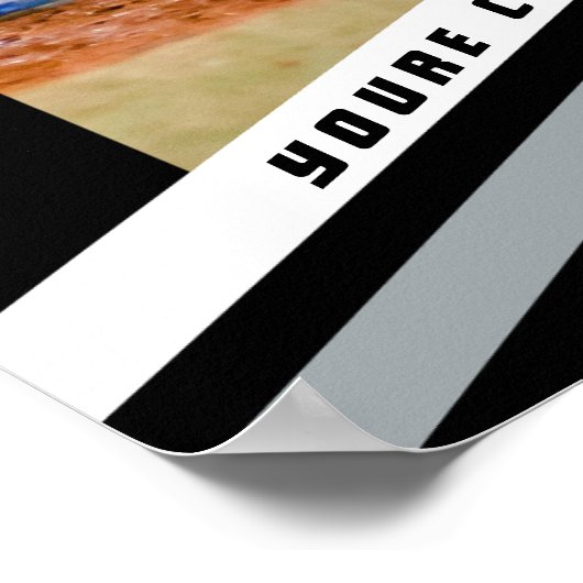 Baseball-Keepsakes in lebendiger, silberner, benut Poster (Ecke)