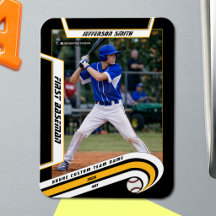 Baseball Keepsakes Lebhaft Gelbe schwarze Angewohn