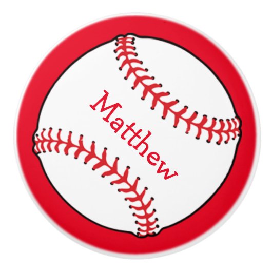 Baseball-Keramik Keramikknauf (Vorderseite)