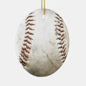 Baseball Keramik Ornament (Rechts)