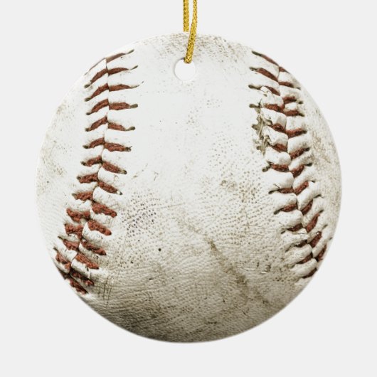 Baseball Keramik Ornament (Vorne)