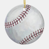 Baseball Keramik Ornament (Vorne)