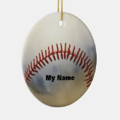 Baseball Keramik Ornament (Rechts)