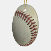 Baseball Keramik Ornament (Links)