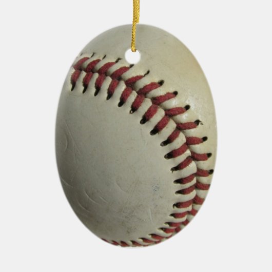 Baseball Keramik Ornament (Vorne)