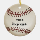 Baseball Keramik Ornament (Vorne)