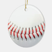 Baseball Keramik Ornament (Links)