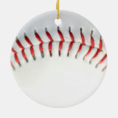 Baseball Keramik Ornament (Hinten)