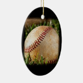 Baseball Keramik Ornament (Rechts)