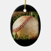 Baseball Keramik Ornament (Vorne)