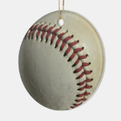 Baseball Keramik Ornament (Links)