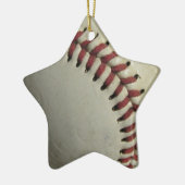 Baseball Keramik Ornament (Links)