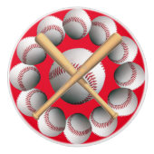 Baseball-Keramik-Türpuls Keramikknauf (Vorderseite)