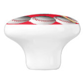 Baseball-Keramik-Türpuls Keramikknauf (Seitenansicht)