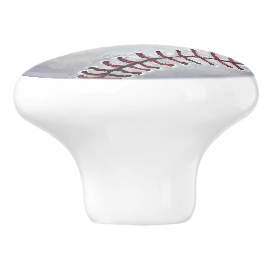 Baseball Keramikknauf (Seitenansicht)